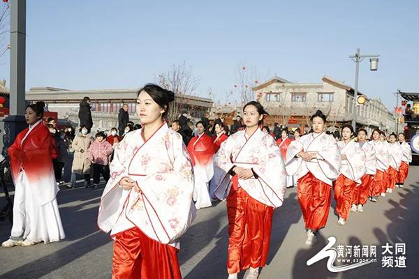 【网络中国节·春节】大型实景剧《刘皇后回老家浑源过年》在浑源古城精彩上演