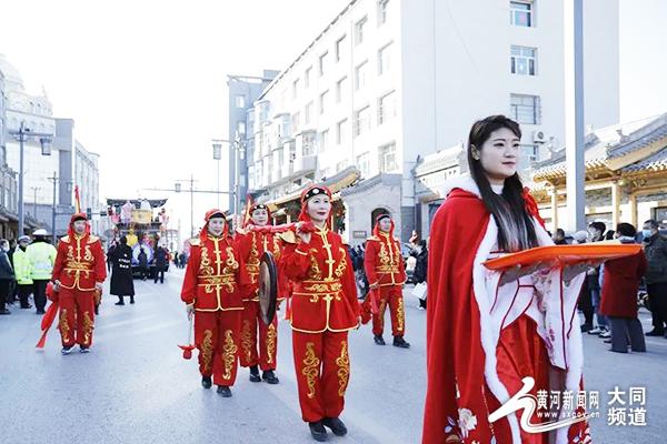 【网络中国节·春节】大型实景剧《刘皇后回老家浑源过年》在浑源古城精彩上演